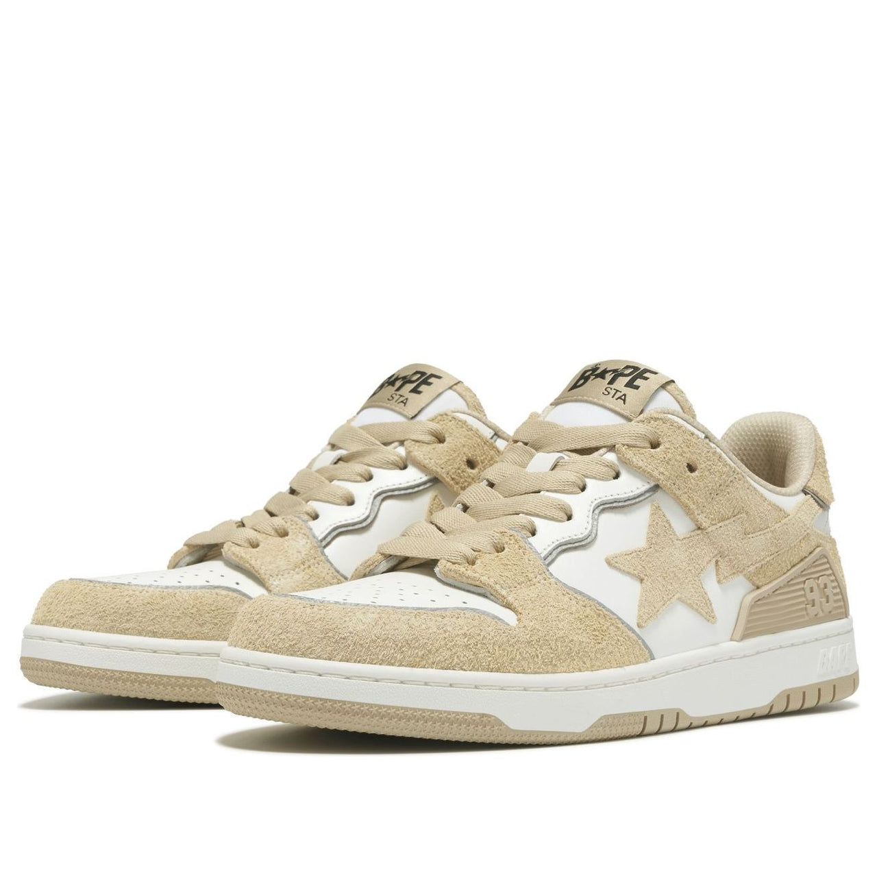 A Bathing Ape SK8 Sta #5 'Beige White' 0ZXSHW291057LBGA