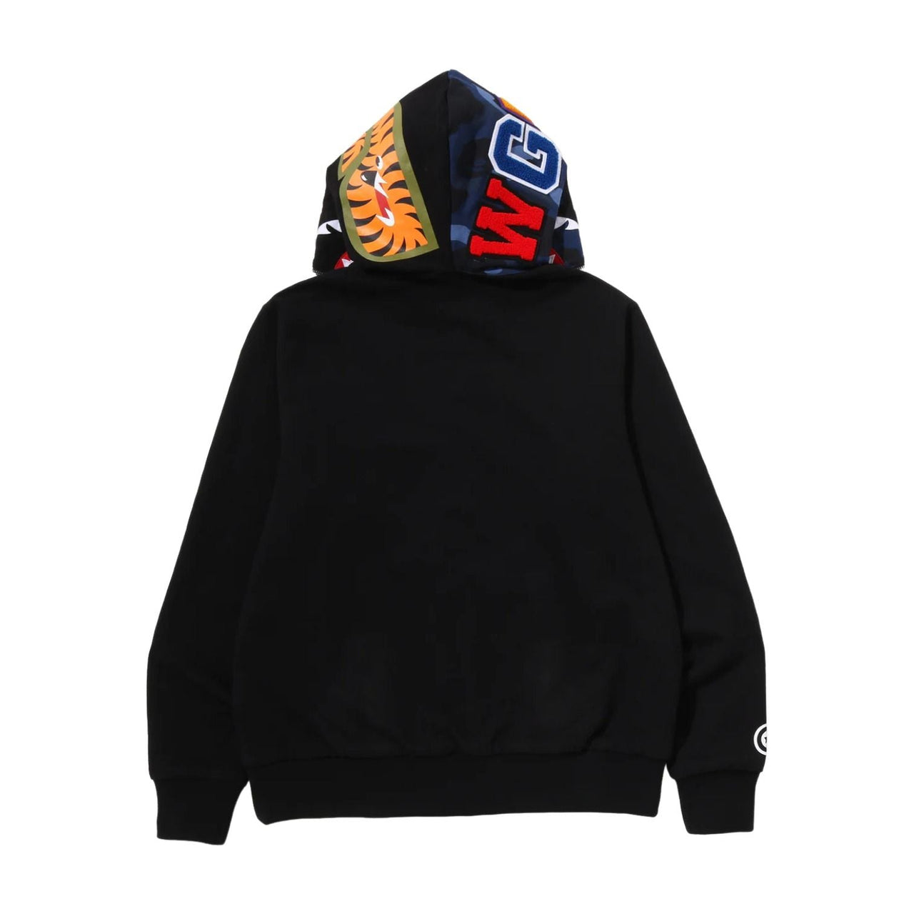 A Bathing Ape Color Camo Reversible Shark Full Zip Hoodie 'Navy' 0ZXSWM004151QNYX
