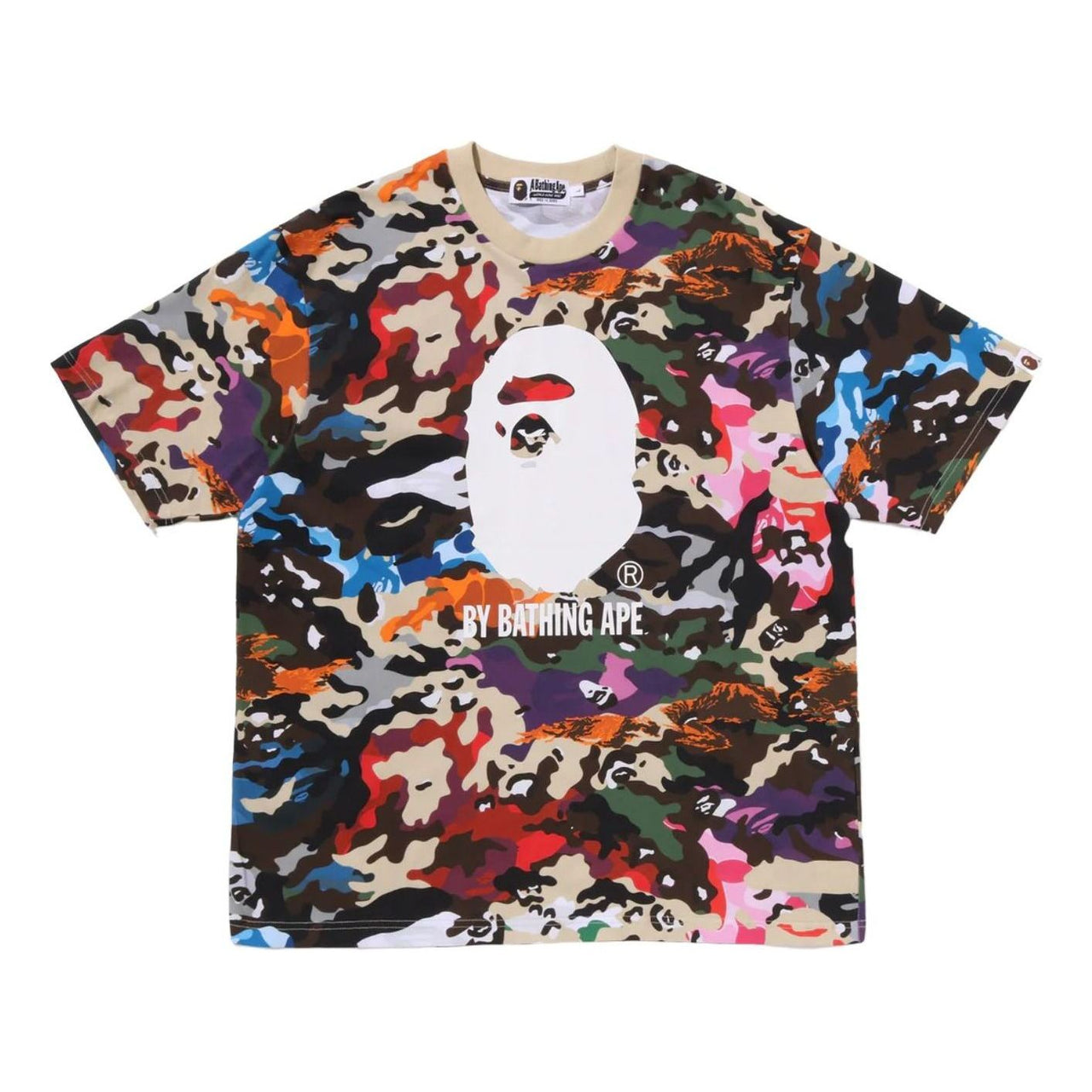 A Bathing Ape Hybrid Camo Relaxed Fit T-Shirt 'Multicolor' 0ZXTEM318091RMLX