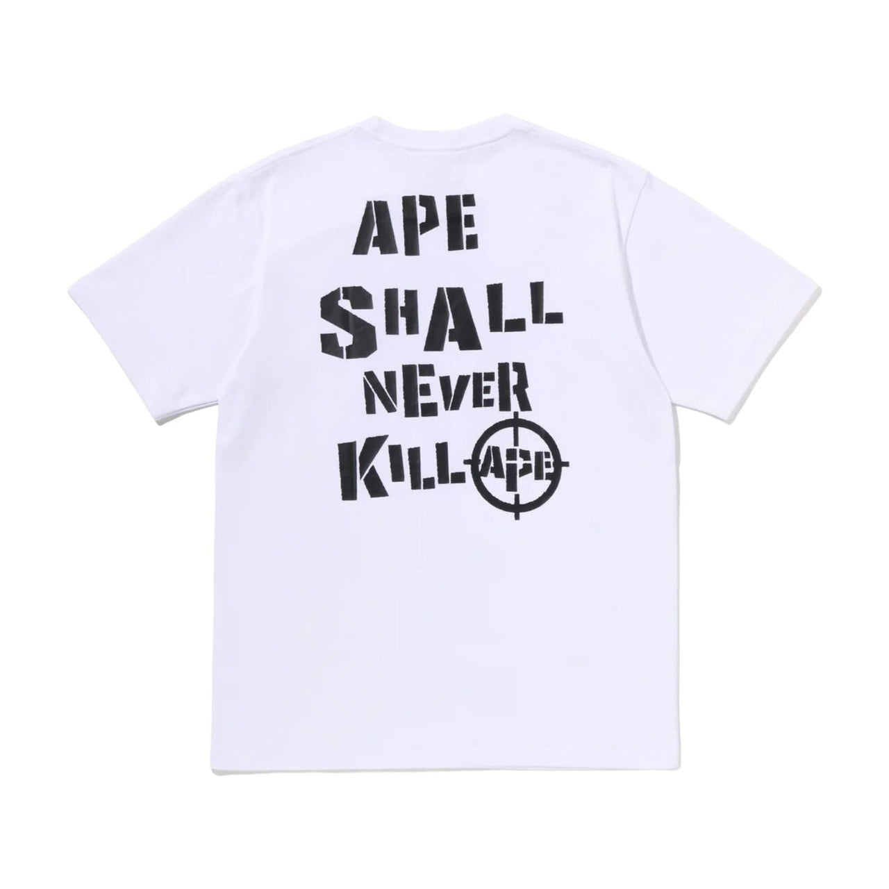 A Bathing Ape Hunting Ape Head T-Shirt 'White' 0ZXTEM340101QWHX
