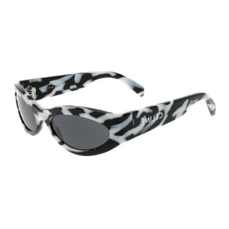 CELINE Cat Eye Sunglasses Men's Black White