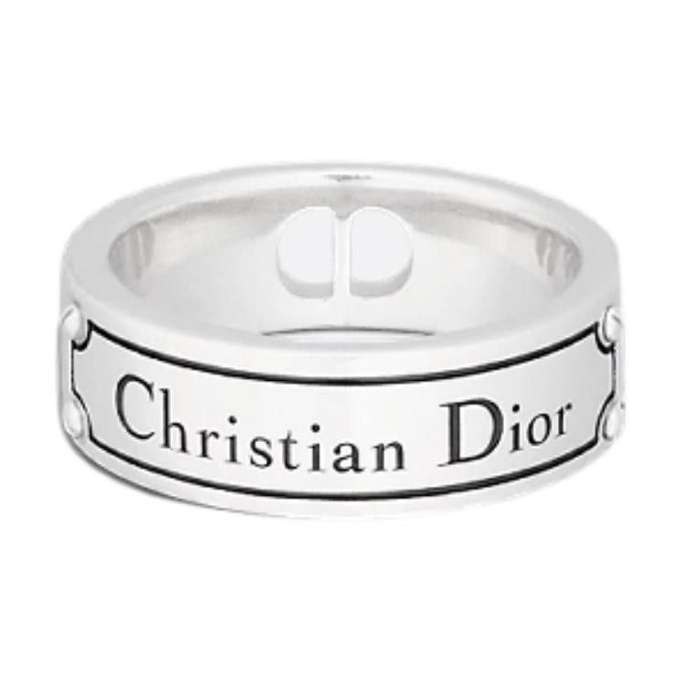 DIOR Sterling Silver Rings Men's Silver
