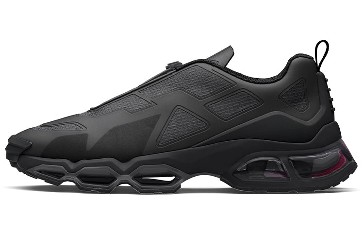 PRADA Collision Cross Abrasion Resistant, Breathable, Lightweight Low Top Casual Shoes Men's Black