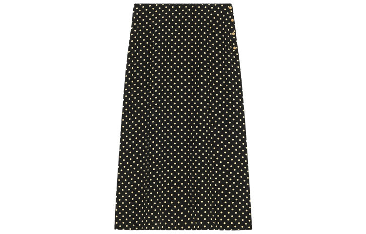 CELINE Casual Long Skirts Women's Black