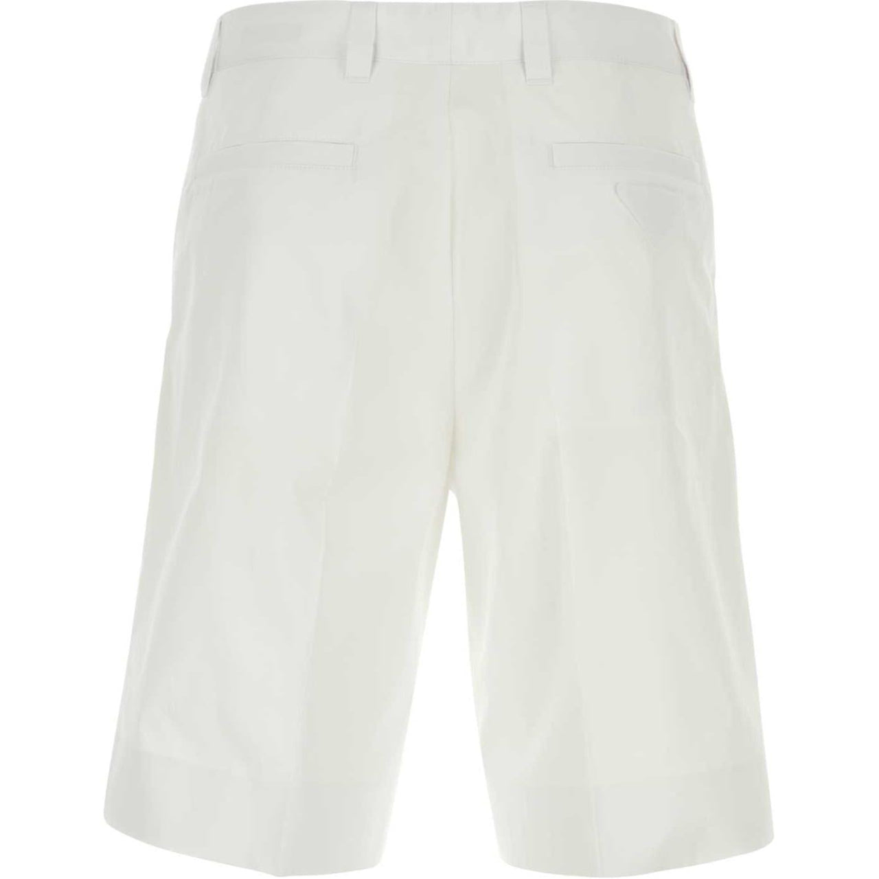 PRADA Belt Looped Straight Leg Shorts