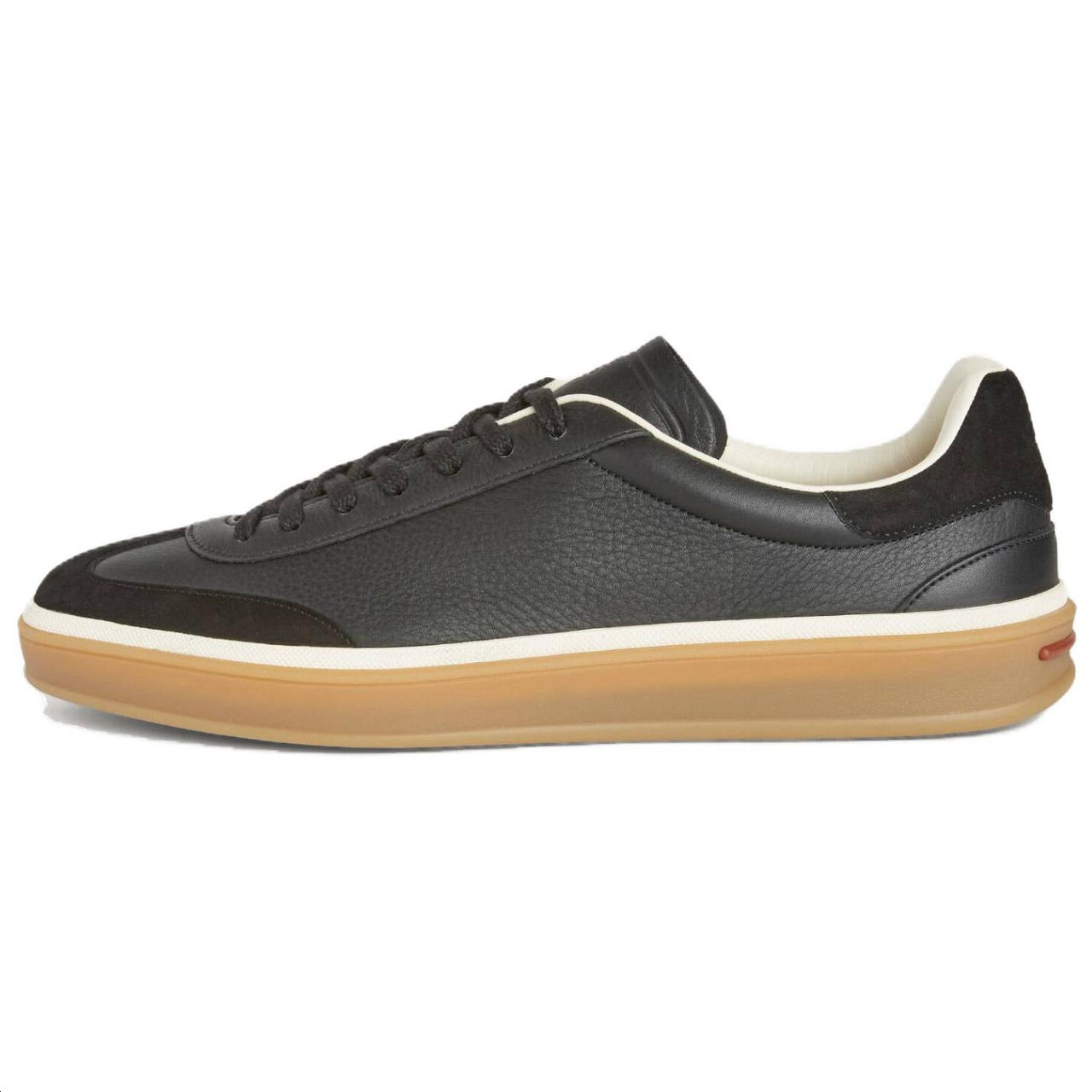 Loro Piana Low Top Skateboard Shoes Men Black