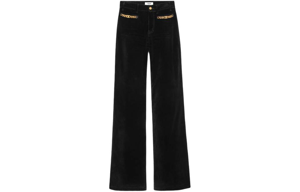 CELINE Casual Pants Women's Black