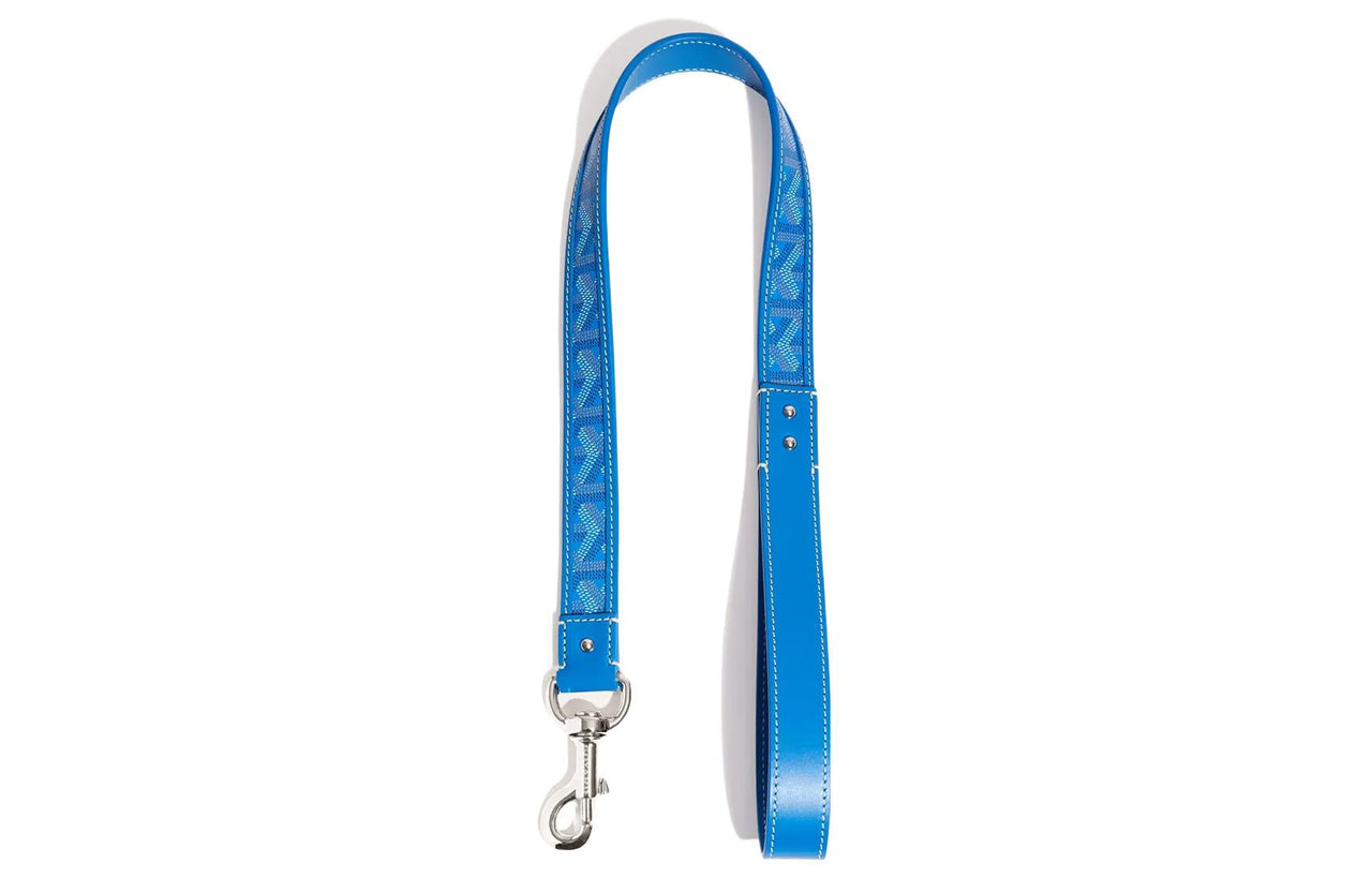 GOYARD Goyardine Canvas With Vauzelles Calfskin Dog's Teeth Bag Strap Unisex Blue