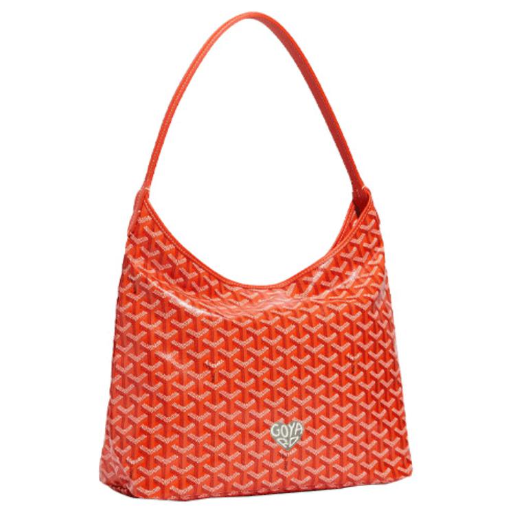 GOYARD Bohème Hobo Canvas With Leather Dog's Teeth Shoulder Bag Combo Bag Handbag, Shoulder Bag Women's