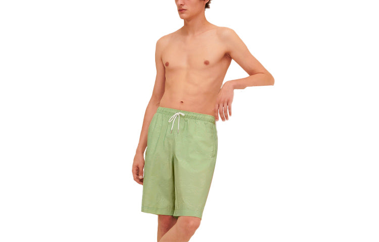HERMES Casual Shorts Men Apricot Green