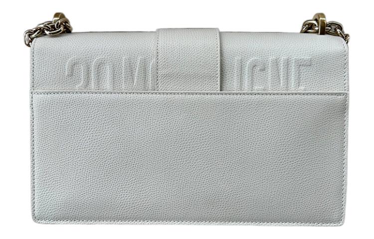 DIOR 30 Montaigne Grained Calfskin Monsta Bag Shoulder Bag Crossbody Bag Regular Women's White