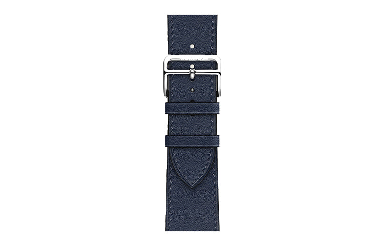 HERMES Apple Watch Calfskin Watch Refurbishing 45mm Unisex Blue H077059CJ7U