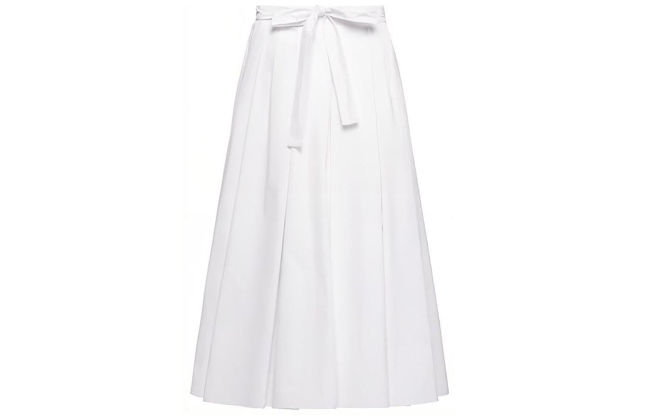PRADA Casual Long Skirts Women's White
