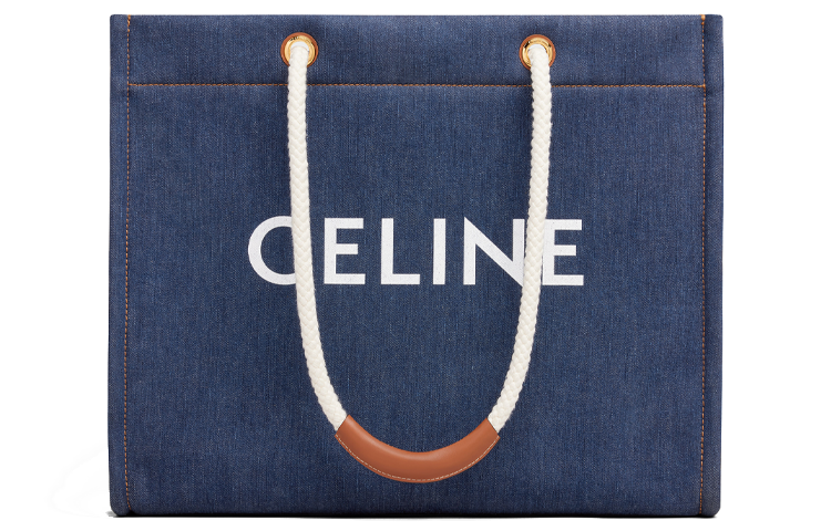 CELINE Cabas Shoulder Bags