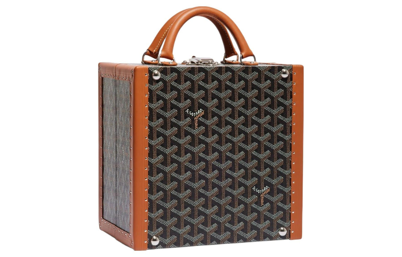 GOYARD Canvas With Leather Portable Pet Handbag Merch Unisex Brown