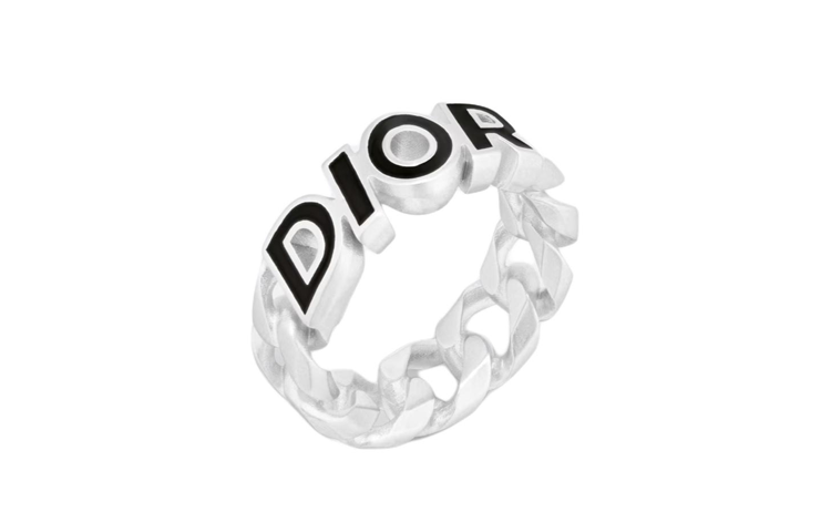 DIOR 925 Sterling Silver Rings Men's Silver