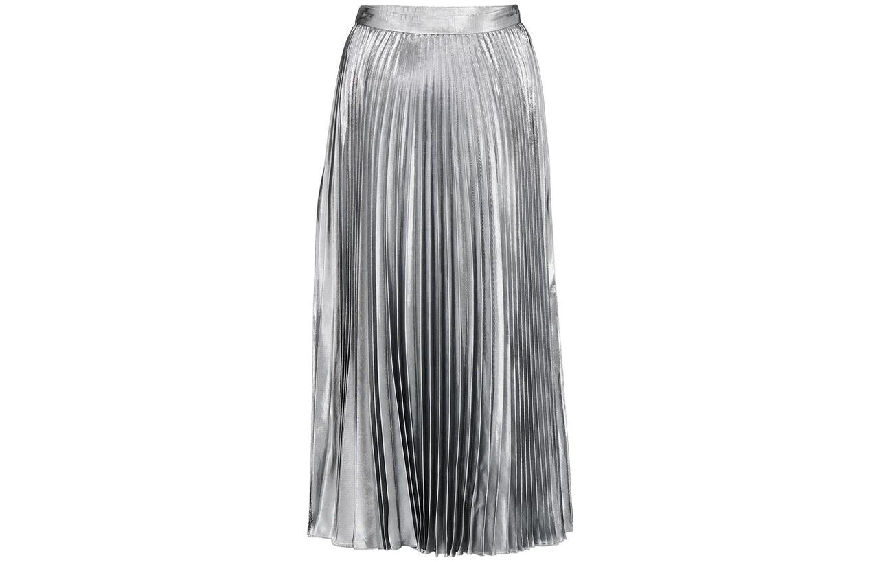 CELINE Casual Long Skirts Women's Silver