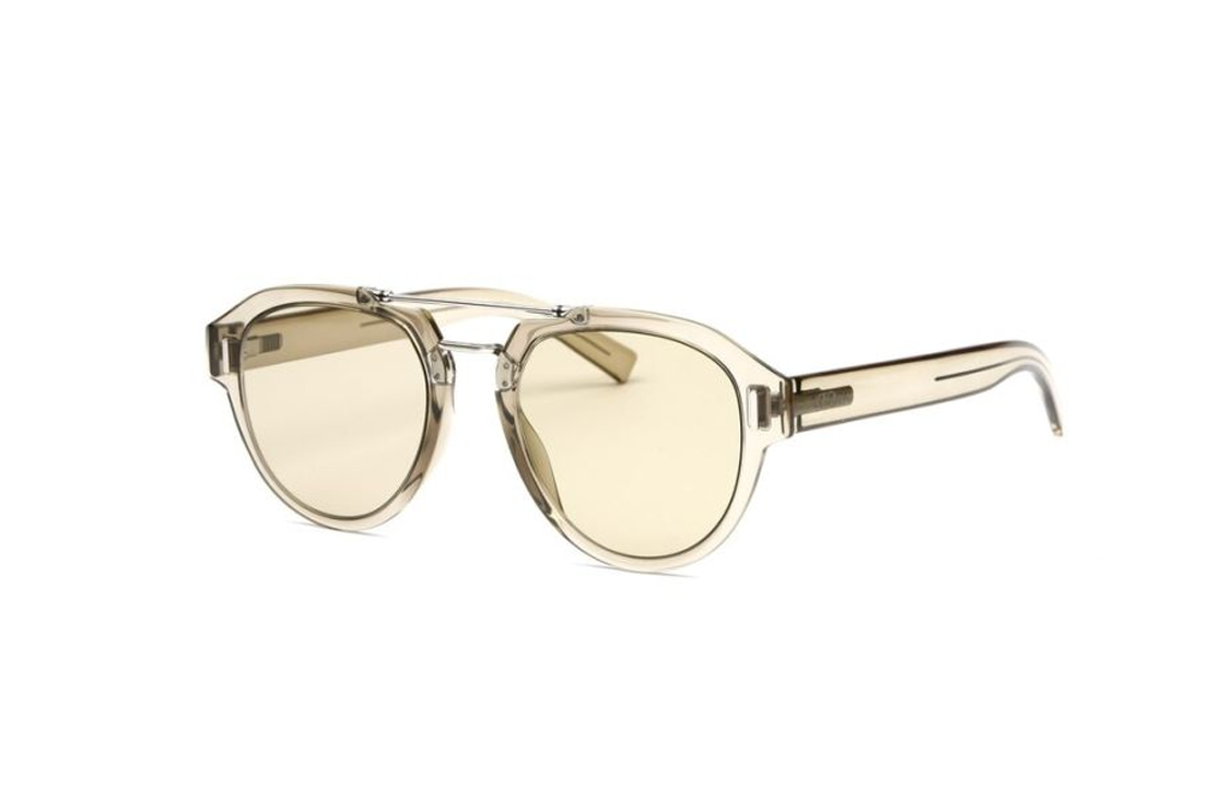 DIOR Acetate Aviator Sunglasses Women's Beige