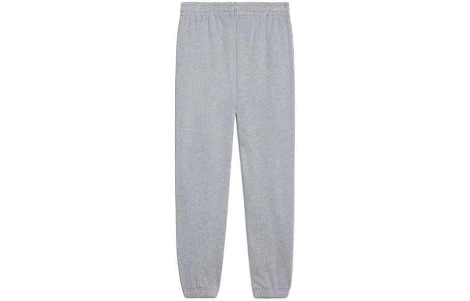 CELINE Embroidered Cotton Track Pants Grey/Black