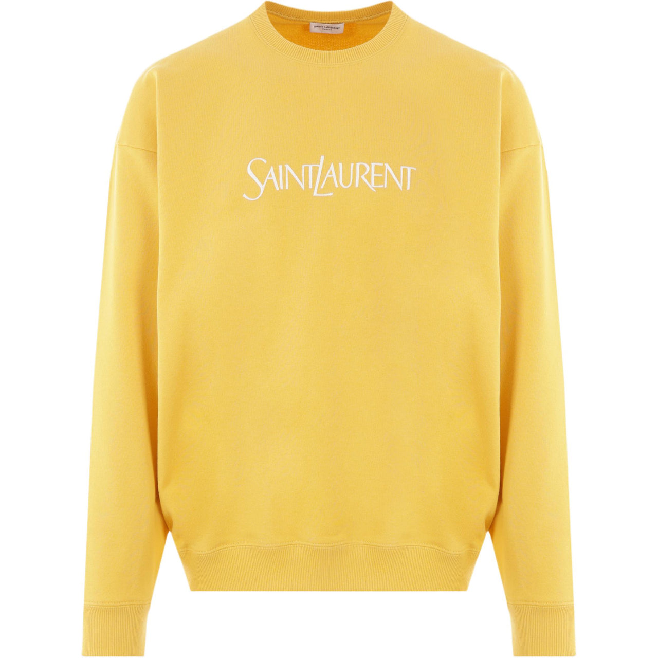 SAINT LAURENT Logo Embroidered Crewneck Sweatshirt