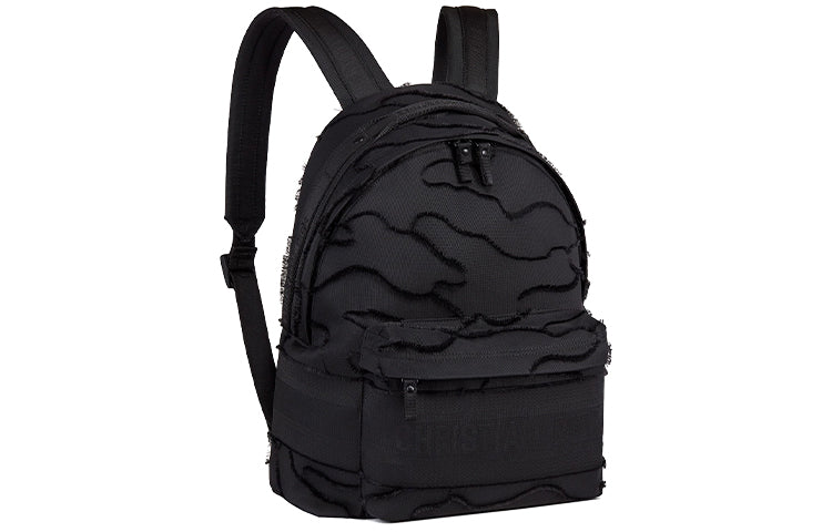 DIOR Technology Canvas Backpack Women's Black