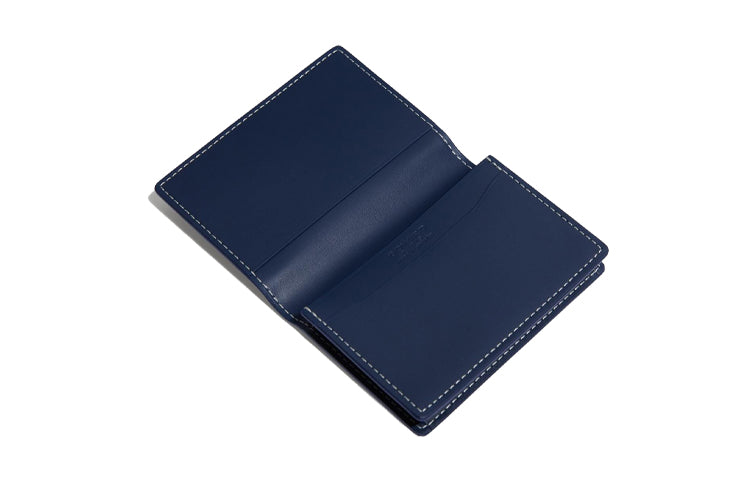GOYARD MALESHERBES Canvas With Leather Card Holder Unisex Marine Blue
