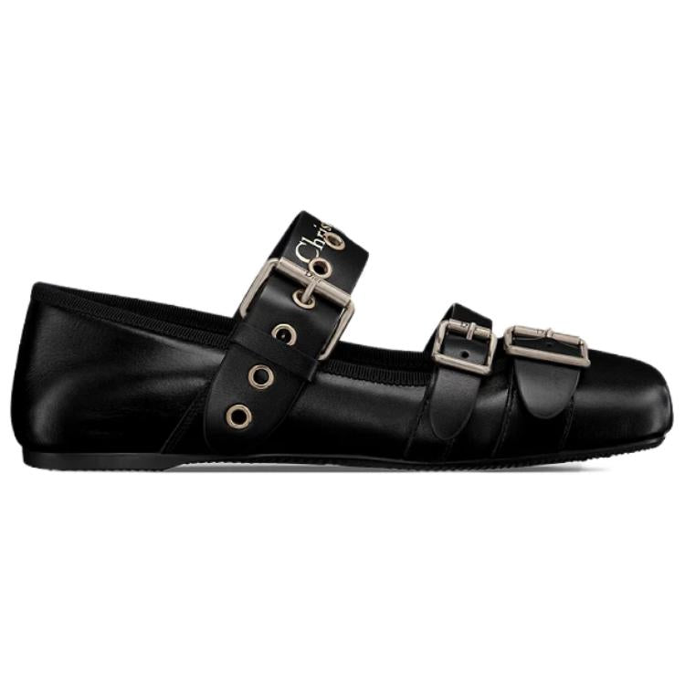 DIOR Punk Casual Single Shoes Women's Black
