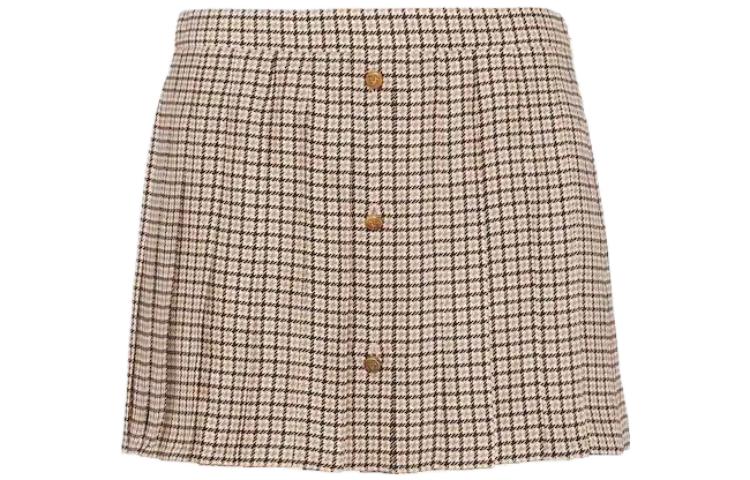 PRADA Casual Short Skirts Women's Brown