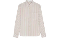 SAINT LAURENT Shirts Men Caramel Ivory