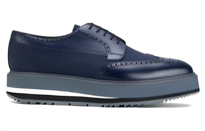 PRADA Casual Shoes Men's Sea Blue
