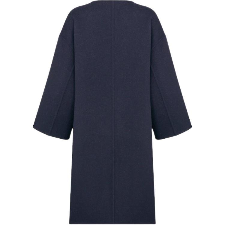 DIOR Coats Women's Marine Blue