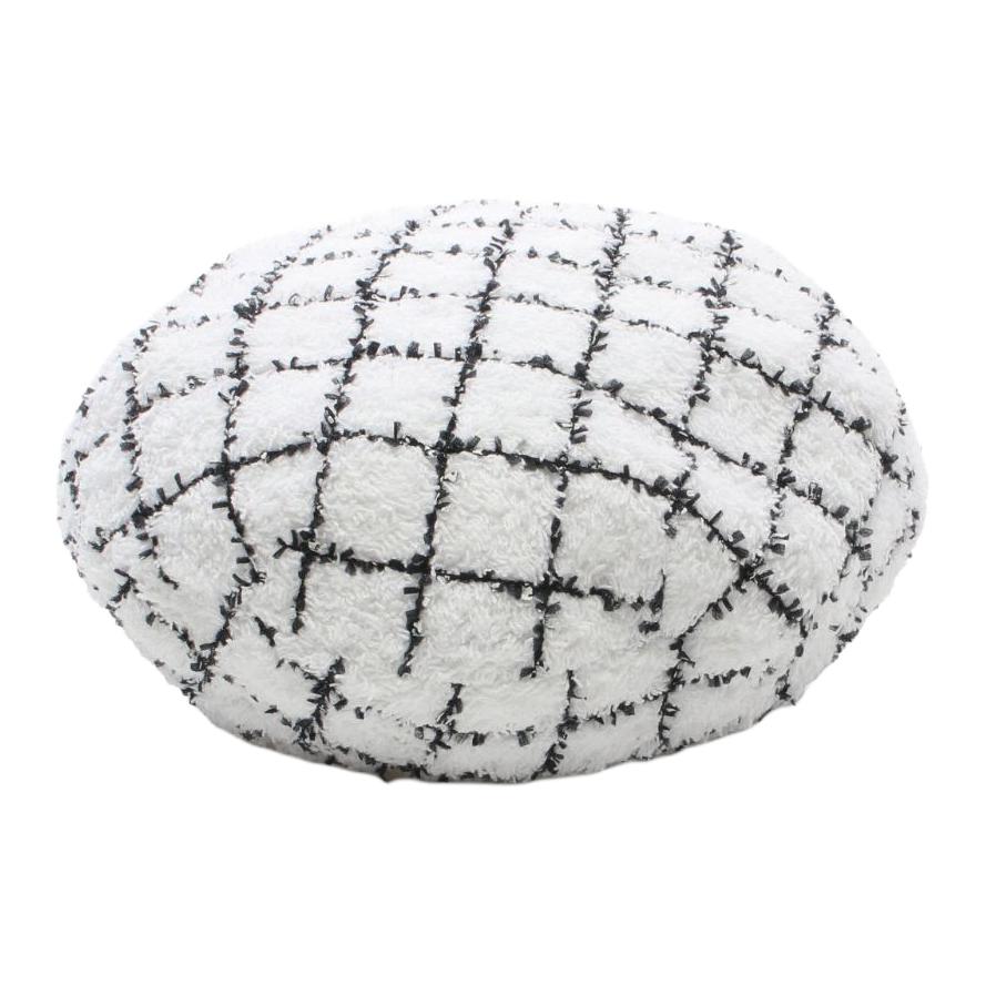 CHANEL 1986-1988 Tweed Beret