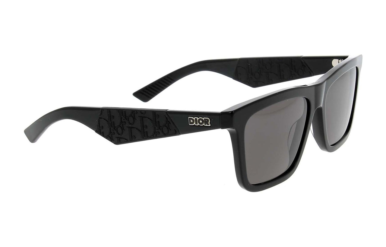 DIOR Acetate Square Sunglasses Unisex Black