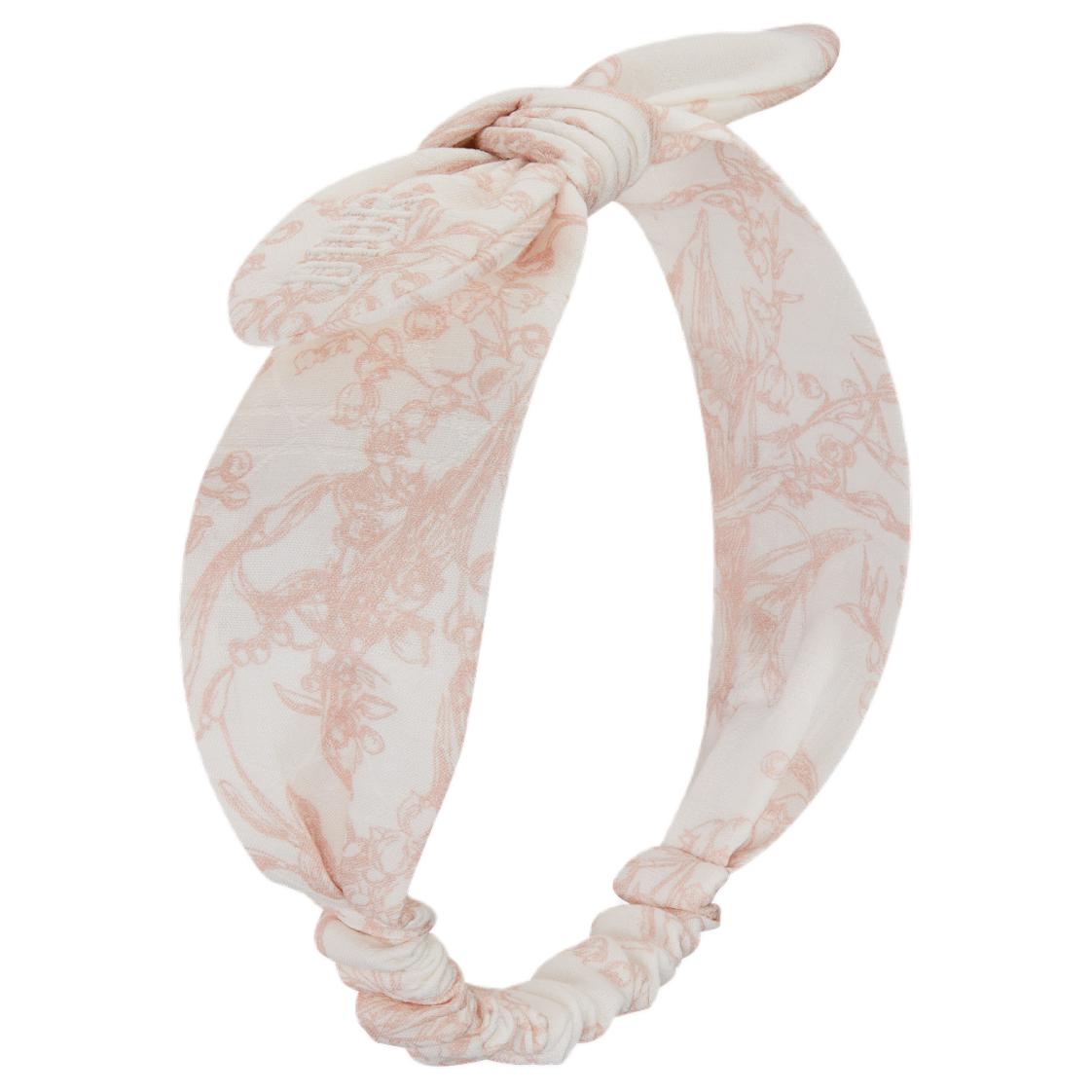 DIOR Cotton Hair Bands Kids' White