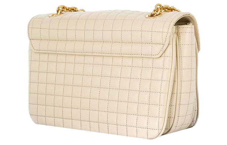 CELINE Calfskin Shoulder Bag Crossbody Bag Regular Women's Nude