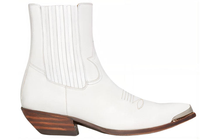 CELINE Cruiser Chelsea Boots Men's White