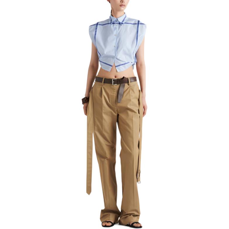 PRADA Cotton Twill Trousers