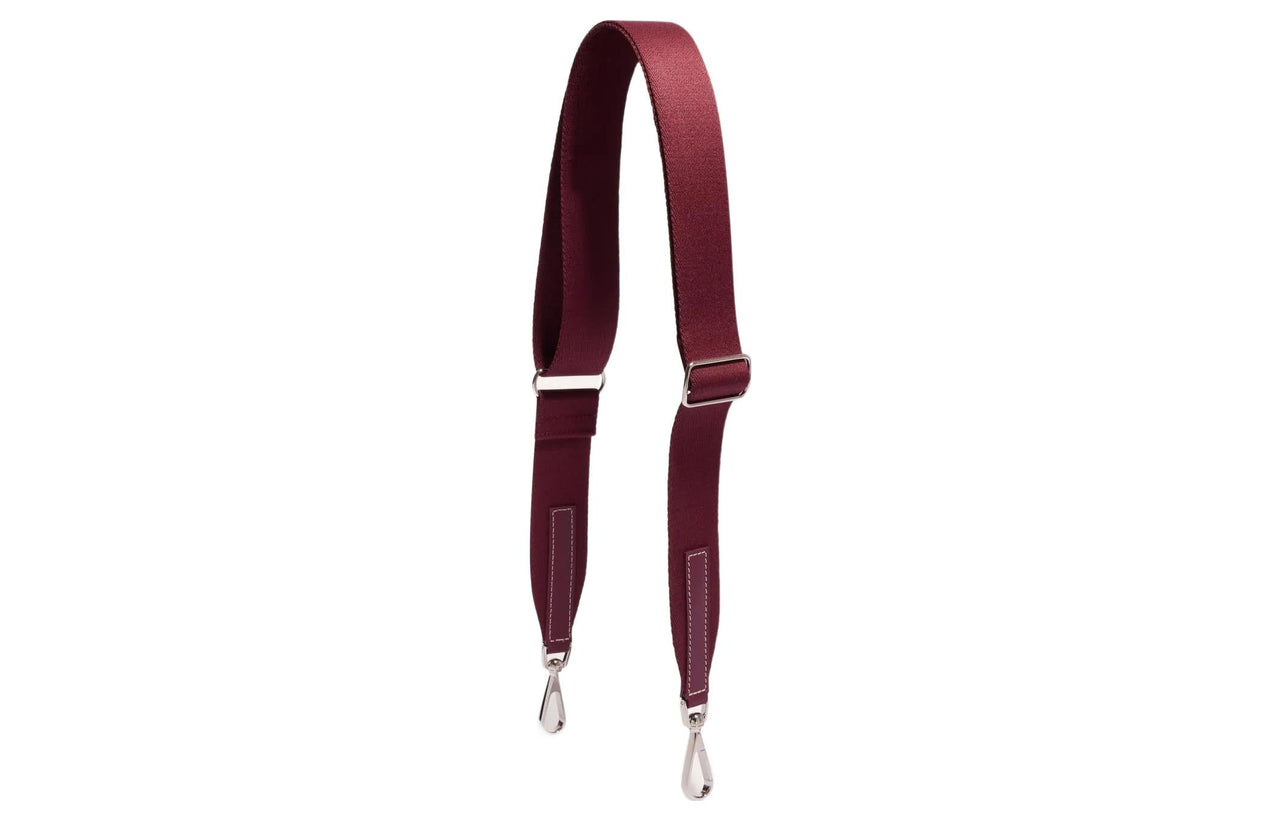 GOYARD Polyester-Cotton Blend With Clamecy Cow Leather Bag Straps Medium Size Unisex Burgundy