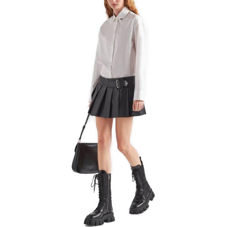 PRADA Casual Short Skirts Women's Black