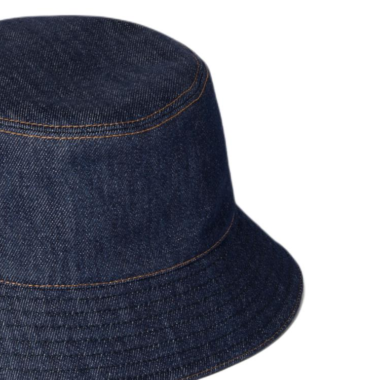 MIU MIU Cotton, Leather Bucket Hats Women's Blue