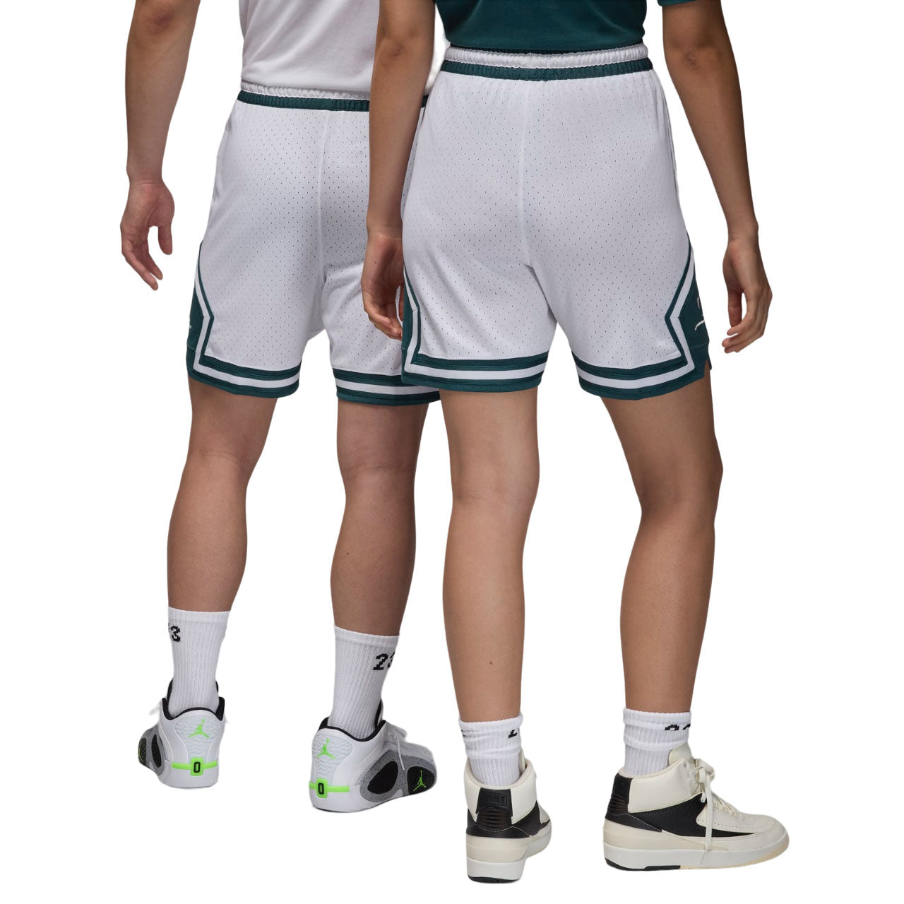 Air Jordan Sport Dri-FIT Diamond Shorts Asia Sizing 'White Oxidized Green' FV8613-100