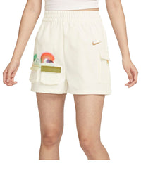 (WMNS) Nike Sportswear Woven Shorts (Asia Sizing) 'Sail' HF6175-133