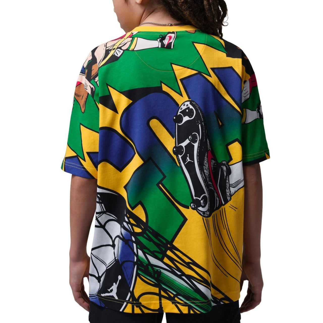 (GS) Jordan Essentials Boxy Goal T-Shirt 'Varsity Maize' IW7909-741