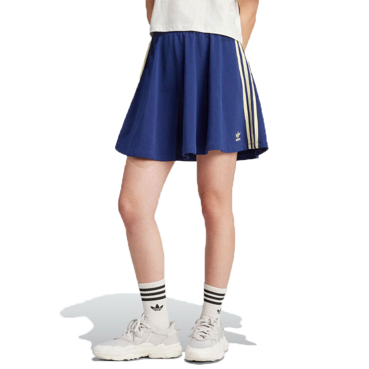 (WMNS) adidas Originals Stripe Graphic Skirt Asia Sizing 'Blue' IR7470
