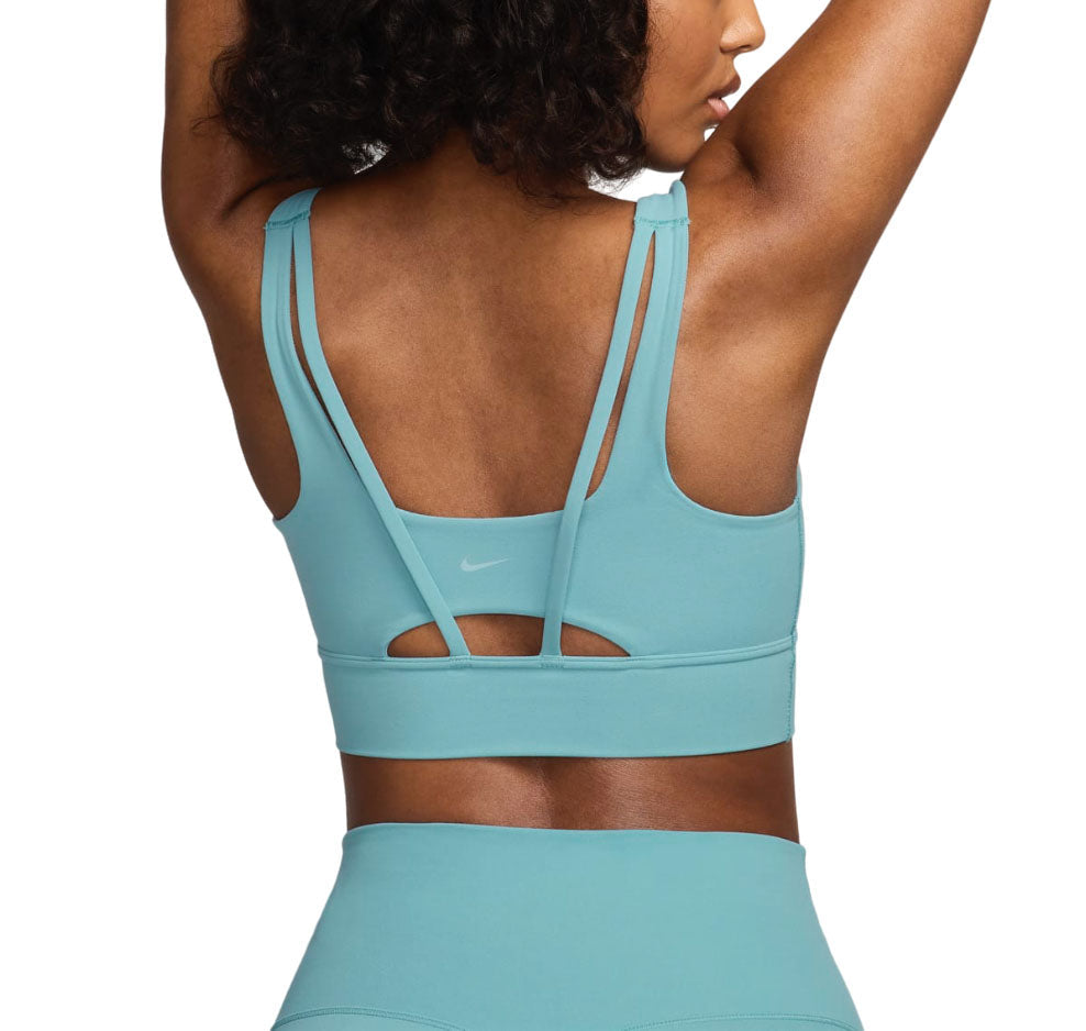 (WMNS) Nike Zenvy Medium-Support Padded Longline Sports Bra 'Denim Turquoise' DO6619-464