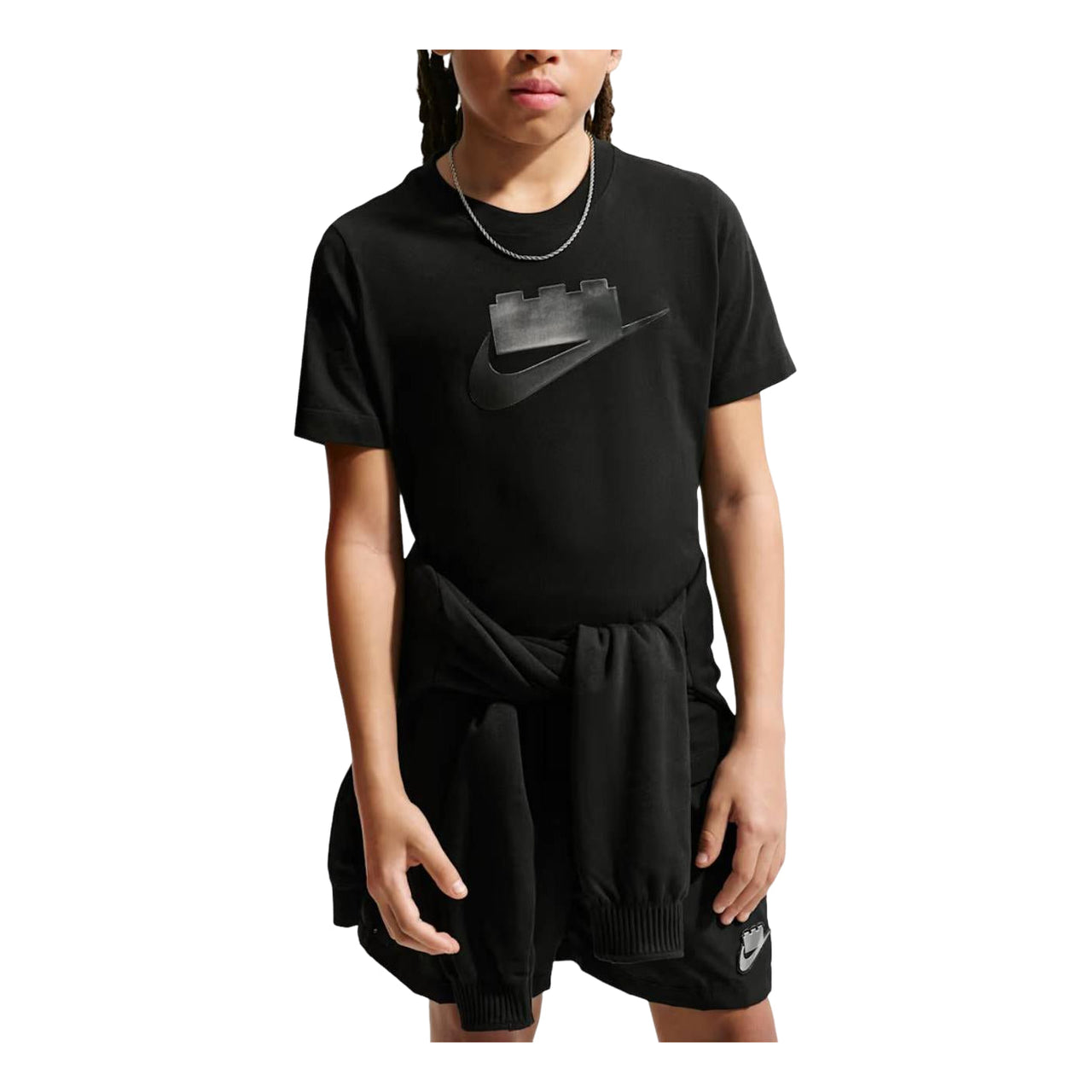 (GS) Nike x LEGO Collection T-Shirt 'Black' IO1960-010