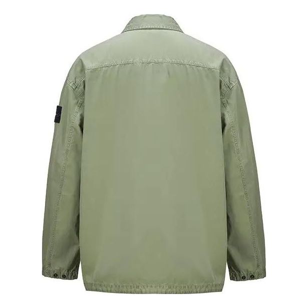 STONE ISLAND Old Treatment Shirt 'Green' 7815115WN-V0155