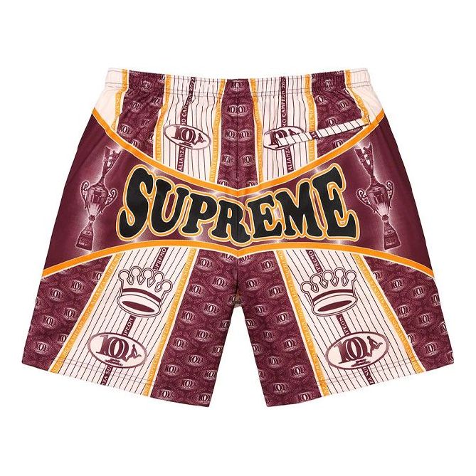 Supreme Por Ciento Soccer Shorts 'Red White Black' SUP-FW22-082