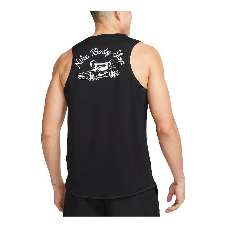 Nike Dri-FIT Miler Running Tank 'Black' DX1549-010