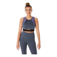 (WMNS) ASICS Mesh Panel Training Bra 'Carrier Grey' 2032C710-020